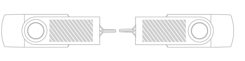USB flash drive branding area diagram